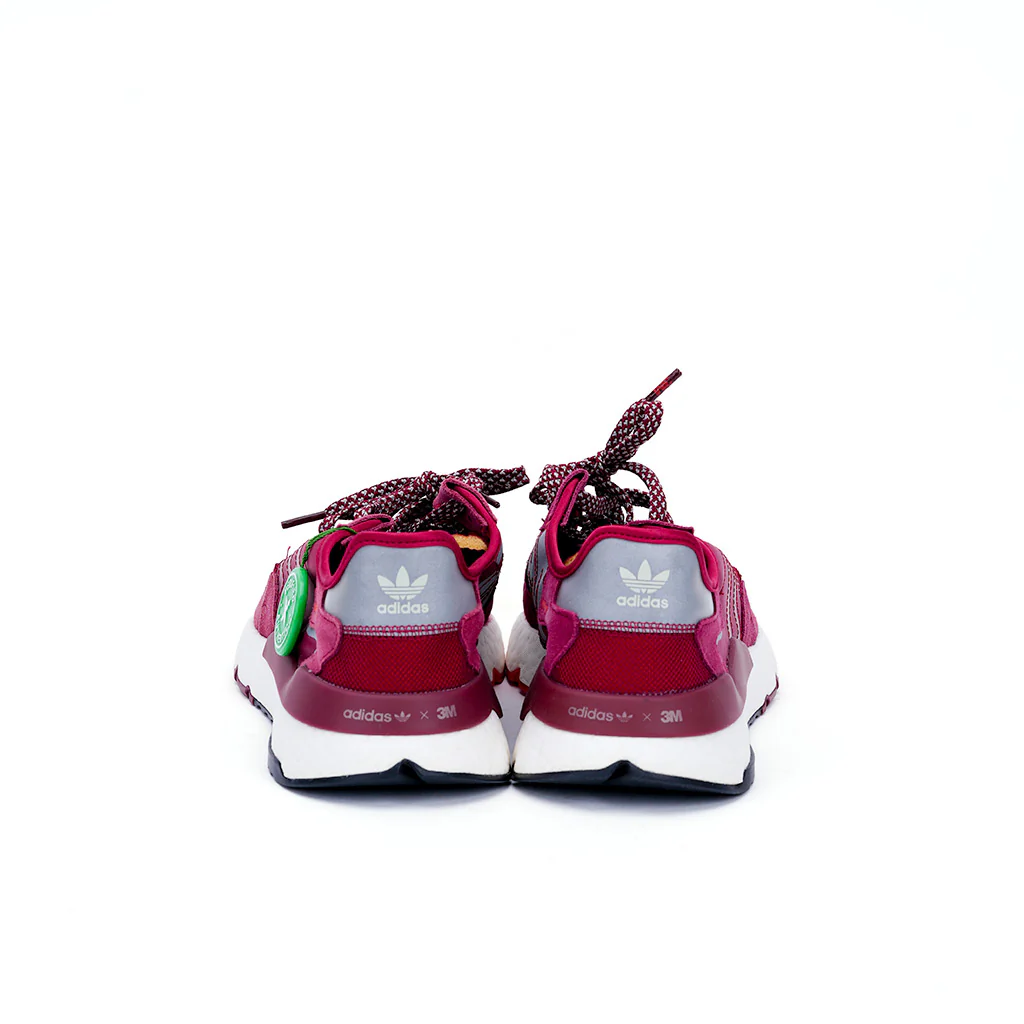 Adidas Nite Jogger Burgundy 3m Size 11 New - Image 4