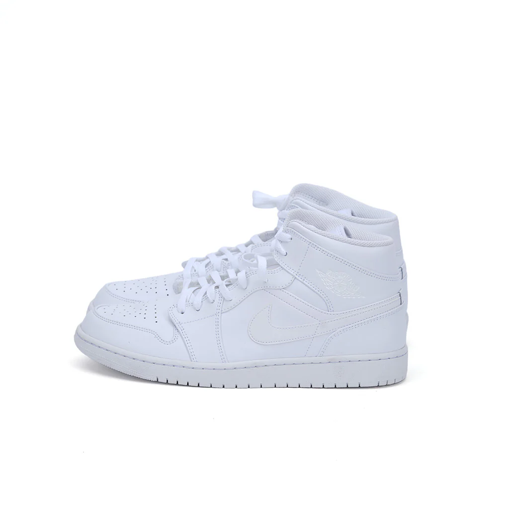 Nike Air Jordan 1 Mid White Size 12 New - Image 2