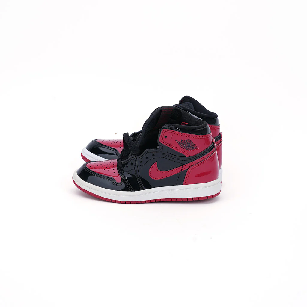 Nike Air Jordan 1 High Patent Bred Size 10 New - Image 2