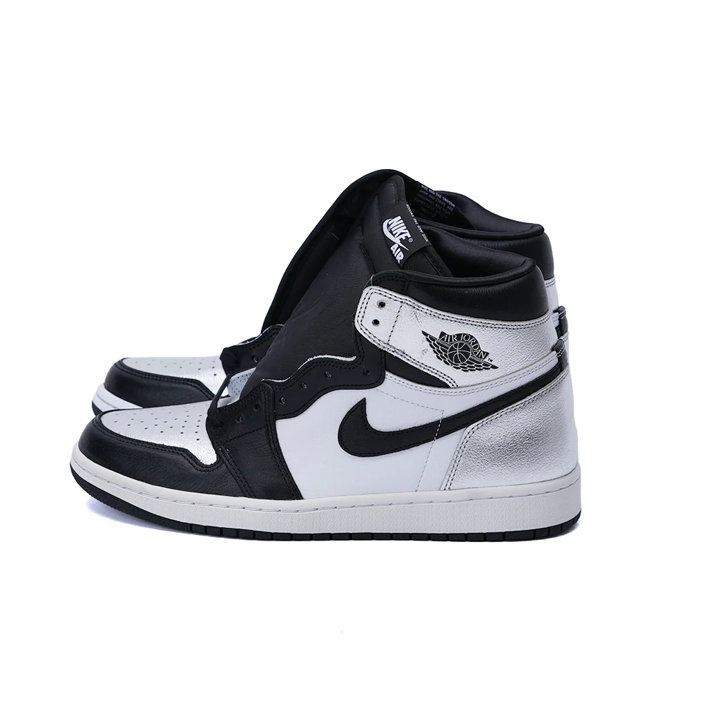 Nike Air Jordan 1 High Silver Toe Size 10 w New - Image 2