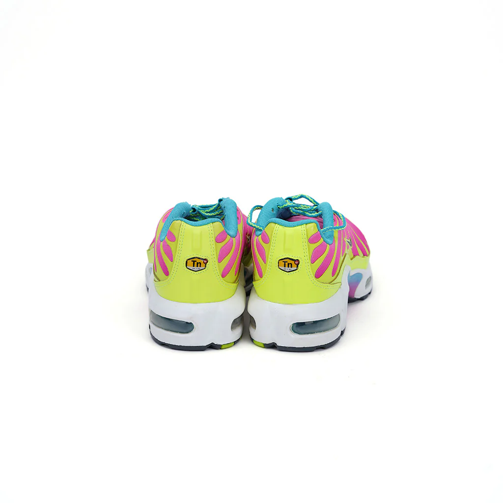 Nike Air Max Plus Volt pink Size 4.5 Used - Image 4