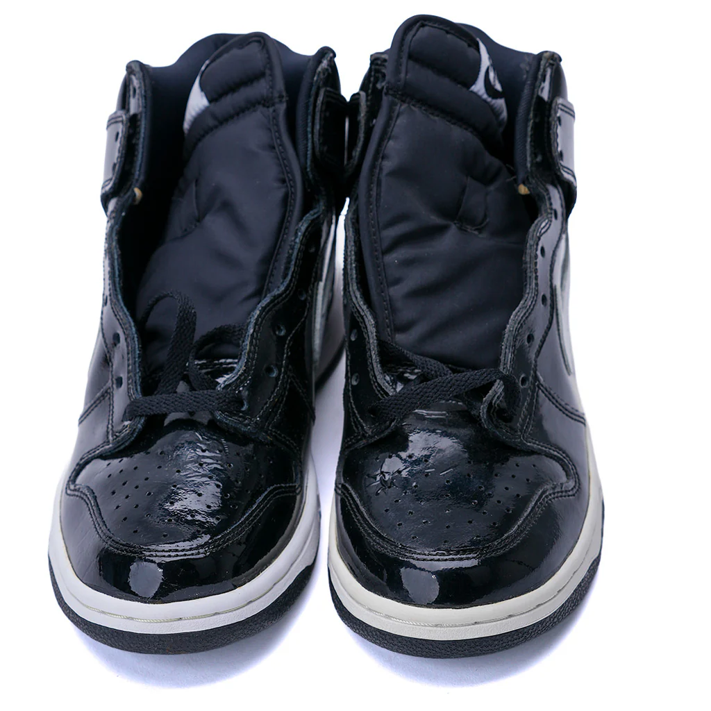 Nike Dunk High Black Patent Size 8 New - Image 5